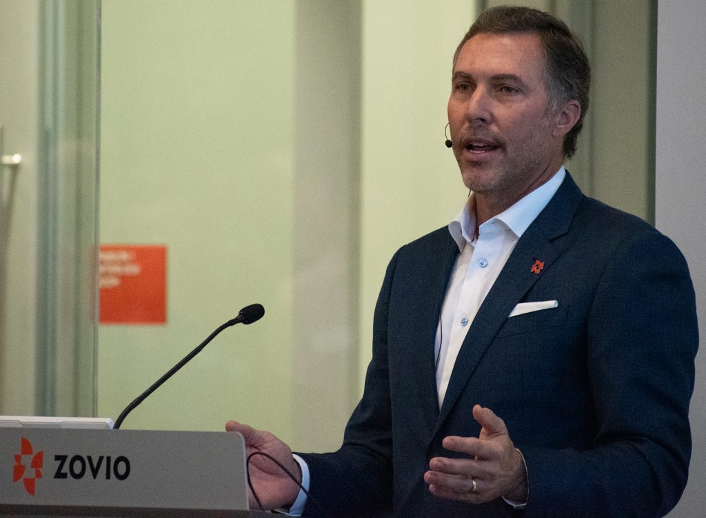 Zovio founder, president and CEO Andrew Clark. (Graham Bosch/Chamber Business News)
