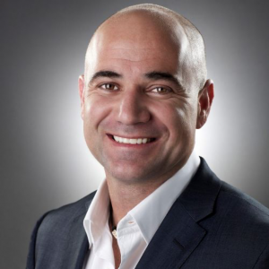 Grand Slam tennis champion Andre Agassi.
